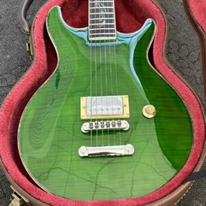 Custom Green Double Cutaway